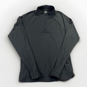 REI Co-op 1/4 Zip Performance light Weight  Pullover Womens XL Gray Running Hike